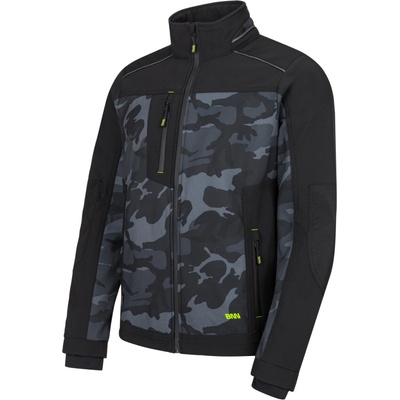 Bennon CAMOS JACKET BLACK/GREY softshellová bunda čierna-Sivá