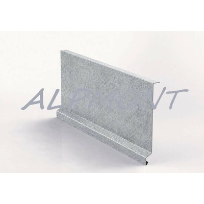 Závětrná lišta podvlečná r.š. 200mm pozinkovaná dl.2m