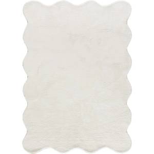 Universal Бял килим подходящ за пране 160x230 cm Mellow - Universal (51136)