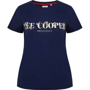 Lee Cooper Дамска тениска Lee Cooper LeeCooper Classic T Shirt Ladies - Navy Auth