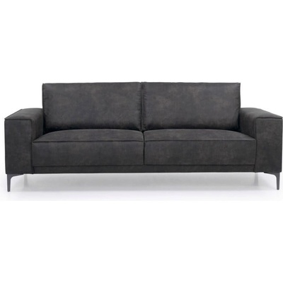 Scandic Тъмносив диван от изкуствена кожа 224 см Copenhagen - Scandic (14357SN 96 ANTRAZITE)