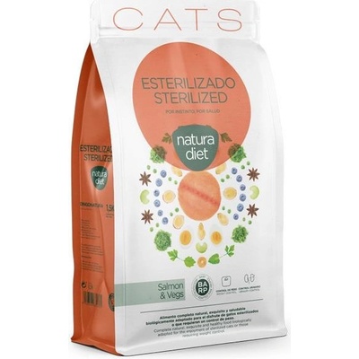 NATURA DIET CAT Sterilized Salmon 1,5 kg