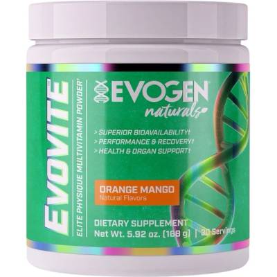 Evogen Nutrition Evovite Naturals Powder [168 грама] Портокал-Манго