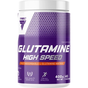 Trec Nutrition Glutamine High Speed | Fast Absorbable Glutamine Matrix [400 грама] Портокал с грейпфрут