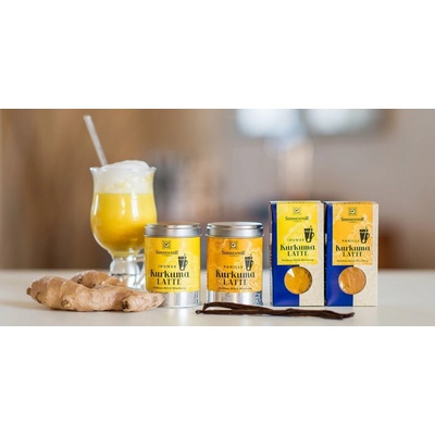 Sonnentor Bio Kurkuma Latte vanilka v dóze 60 g