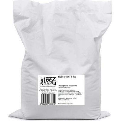 Život bez lepku rýže sushi 5 kg