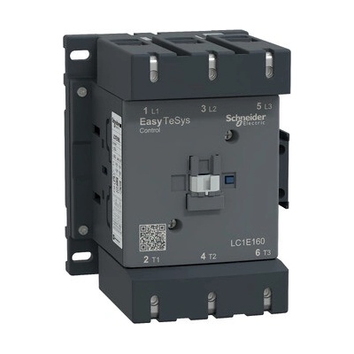 SCHNEIDER ELECTRIC SCHNEIDER Easy TeSys LC1E160F5 Stykač 3P, AC-3, 160A, 110V AC cívka, 50Hz, 1Z+1V LC1E160F5