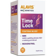 Alavis Max Genetics TimeLock NMN kapsle pro udržení energie a kognitivní výkonnosti 60 kapslí