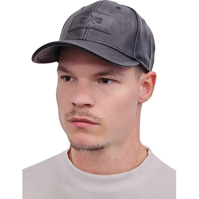 Alpha Industries PU LOGO CAP black čierna