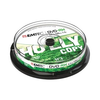 Emtec DVD+RW 4,7GB 4x, 10ks