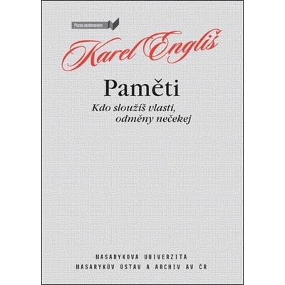 Paměti - Karel Engliš