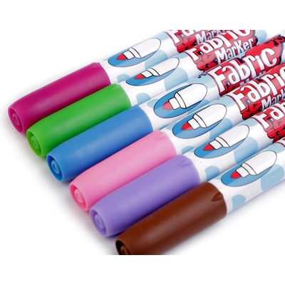 fixy na textil 6 ks pastel