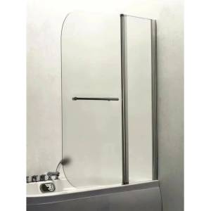 Inter Ceramic Въртящ се параван за вана Inter Ceramic 100x140 см, непрозрачно стъкло, 5 мм гланциран хромиран профил, десен (112C R)