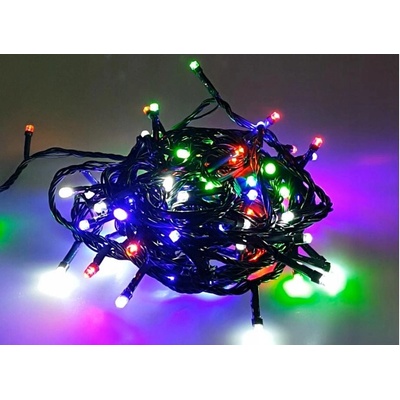 BERGE LED vánoční řetěz 180LED 18M IP20 8 funkcí multicolor