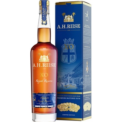A.H.Riise X.O. Royal Reserve Kong Haakon 42% 0,7 l (karton)