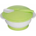 Lorelli Купа с вакуумно дъно и лъжичка Lorelli - Mint Green (10230400006)