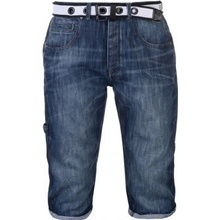 No Fear Belt Below The Knee shorts dark Wash