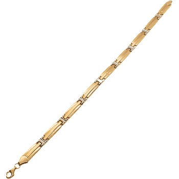 VipGold Златна мъжка синджирна гривнa 6.60 гр (GRSM69)