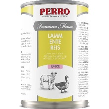 Perro Premium Menue Junior Jahňa kačka & Ryža 410 g