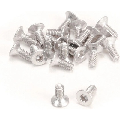 PN Racing M2x5 Countersink Stainless Steel Hex Machine Screw 20 pcs