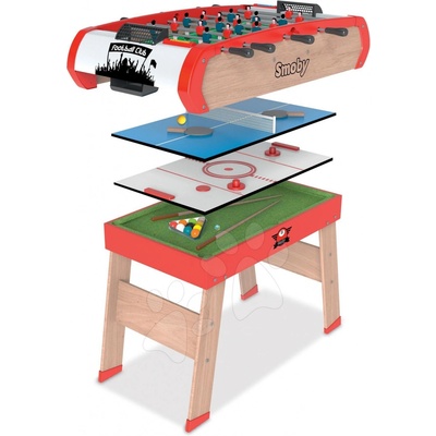 Smoby futbalový stôl 4v1 Power Play 640000