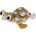Kerbl Turtle Alois - плюшена играчка костенурка за кучета със звук и шумолящи елементи 21 см, Германия - 86254