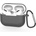 Techsuit Силиконов калъф с карабинер за Apple Airpods Pro 3 - Techsuit Silicone Case (тъмносив) (KF2356312)