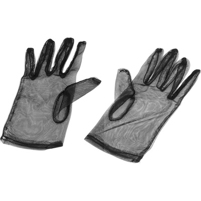 Společenské rukavice tylové střední černá – Hledejceny.cz