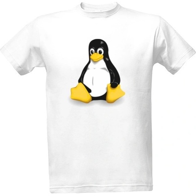 Triko Tux velký pánské bílá