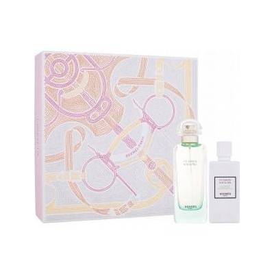 SET HERMES Un Jardin Sur Le Nil EDT spray 100ml + BODY LOTION 80ml