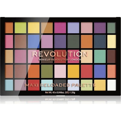Makeup Revolution Maxi Reloaded Palette paletka pudrových očních stínů Dream Big 60,75 g – Zboží Dáma