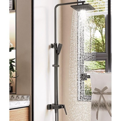 Inter Ceramic Душ система със смесител, пита, слушалка и шлаух ICT 6891GG, Inter Ceramic (6891GG)