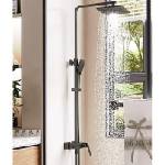 Inter Ceramic Душ система със смесител, пита, слушалка и шлаух ICT 6891GG, Inter Ceramic (6891GG)