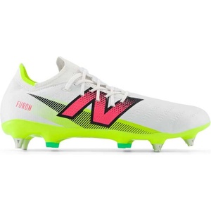 New Balance Furon pro sg v7+ бяло, Светлоотразителен неон, цвят сьомга 44 (sf1sh75)