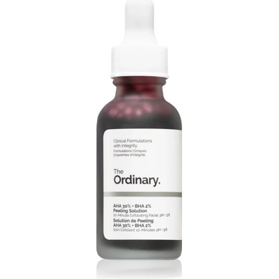 The Ordinary AHA 30% + BHA 2% Peeling Solution разтвор с пилинг ефект 30ml