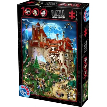 D-Toys - Puzzle Draculas Castle - 1 000 piese