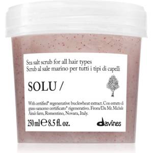 Davines Solu Sea Salt Scrub дълбоко почистващ пилинг за всички видове коса 250ml