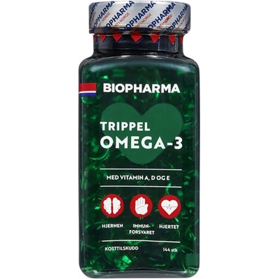 Biopharma Trippel Omega 3 144 kapsúl