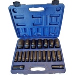 Silver Ударни вложки дълги 1/2" 10-38 мм комплект 20 бр. 67497 (s11661)