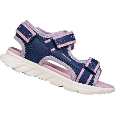 Geox J Sandal Airadyum Girl tmavo modrá fialová