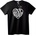 NOONEBRAND Тениска Любовта е Причината да Съществуваме - 2XL, Black