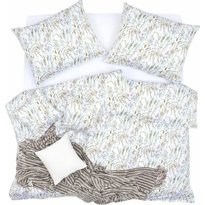 SCANquilt Obliečky satén plus trávy 140x200 70x90