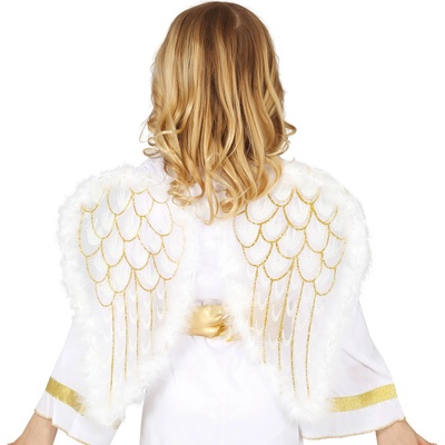 Guirca Anjelské krídla bielo/zlaté
