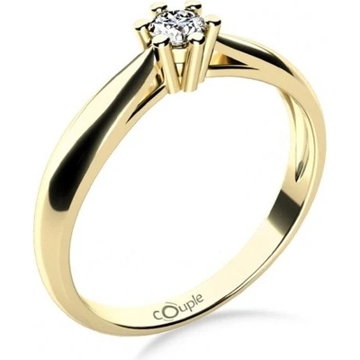 Couple Zásnubní prsten Aimee I žluté zlato a zirkon 585 68 1 4003.0Z00.0.50.001