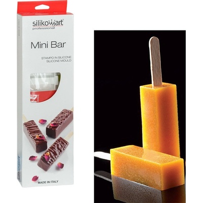 Silikomart Formy Mini Bar na nanuky podstavec dřívka 6x2 v.2cm 2ks