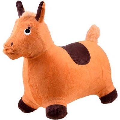 Jumper Nafukovací koník na skákanie hnedý