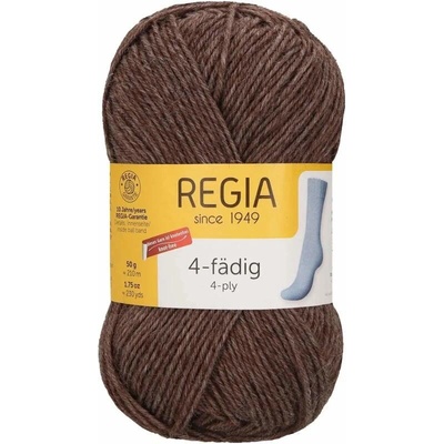 Regia 4-Ply Uni 2140 Hnědý melír 210m/50g