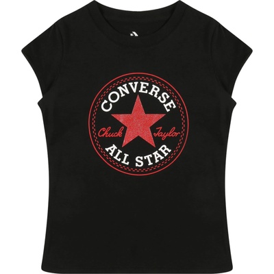 Converse Тениска черно, размер 110-116