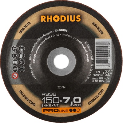 Rhodius Brusný kotouč 150 x 7 mm RS38 205714