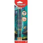 Maped Maped: Комплект карирани гуми - различни видове, 2 броя (IMA123500)